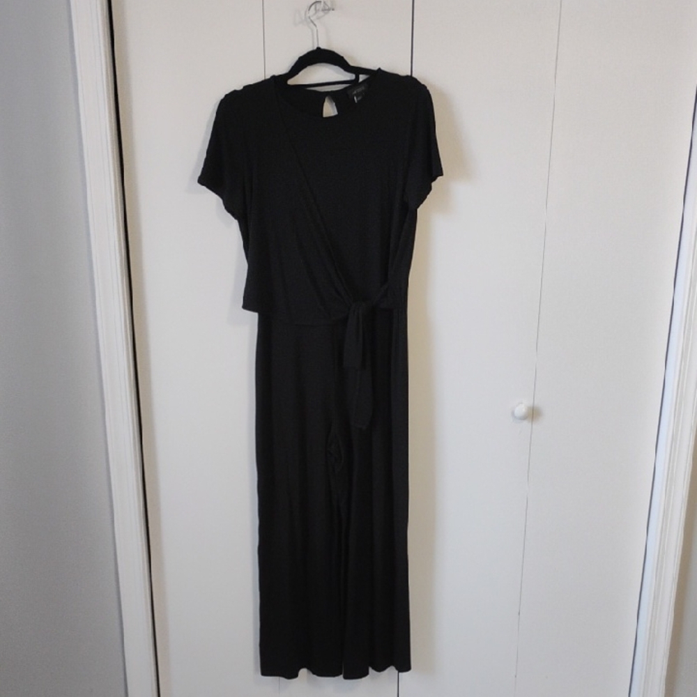 J.Jill Black Wrap Jumpsuit